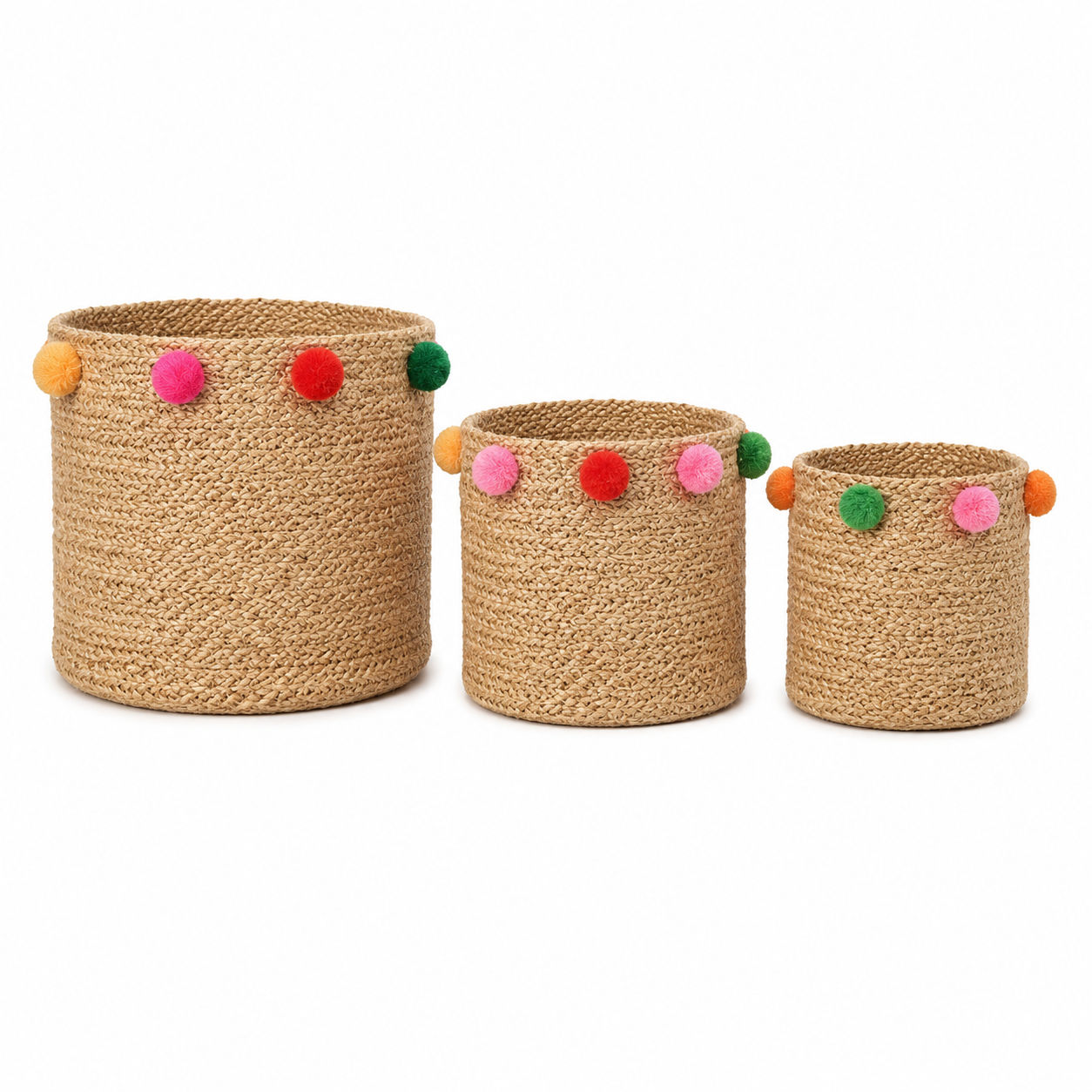 Stylish Eco-Friendly Jute Basket for Storage